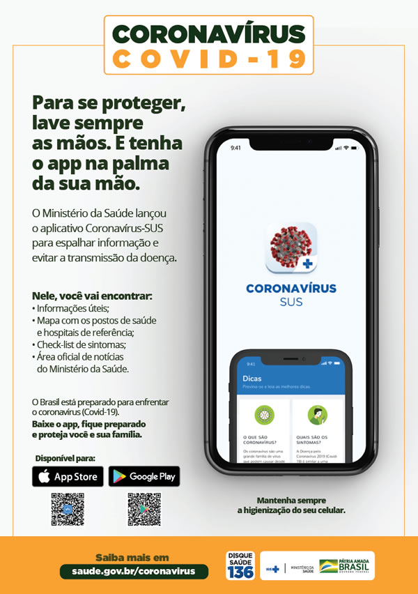 Aplicativo Coronavírus SUS